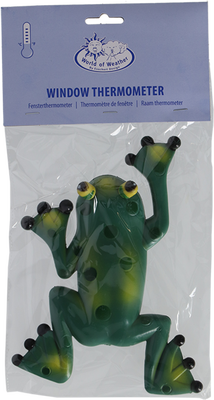 Termometro Rana con Ventosas para Ventana o Cristal